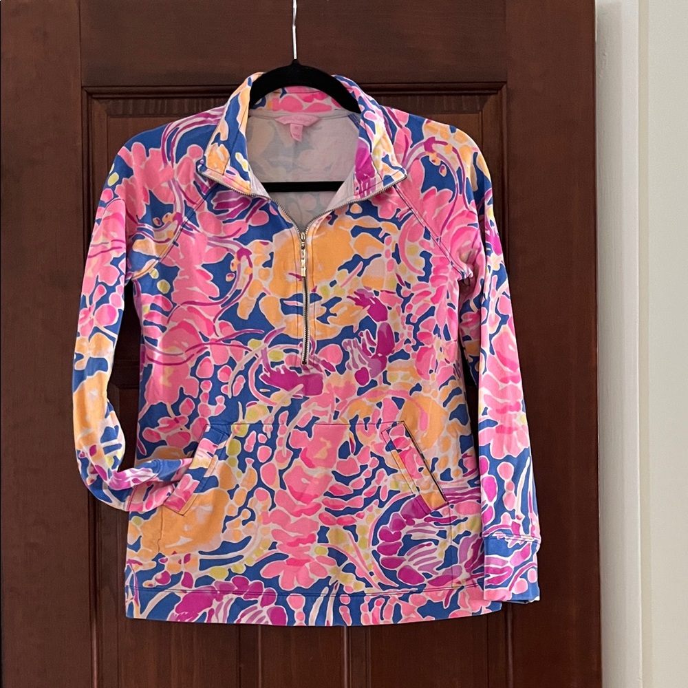 Lilly Pulitzer Multicolor Pullover With Pink, Blu… - image 1